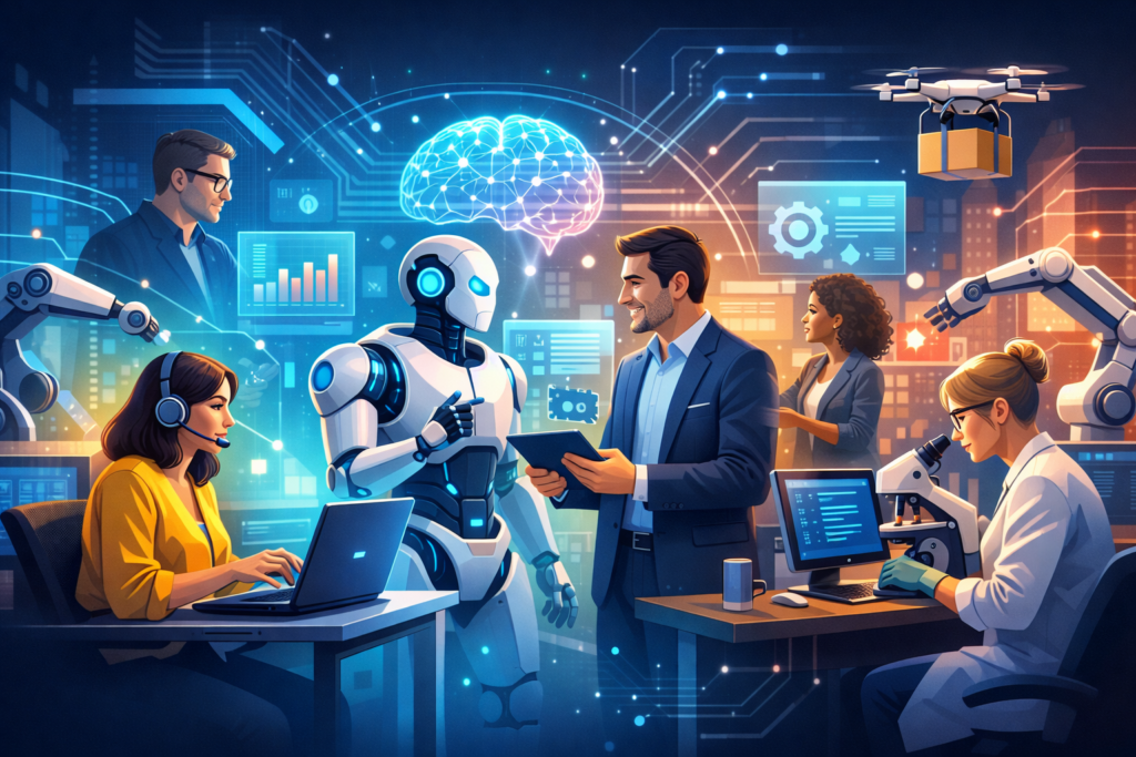 Hybrid AI Teams: How Humans and AI Collaborate to Supercharge Enterprise Productivity