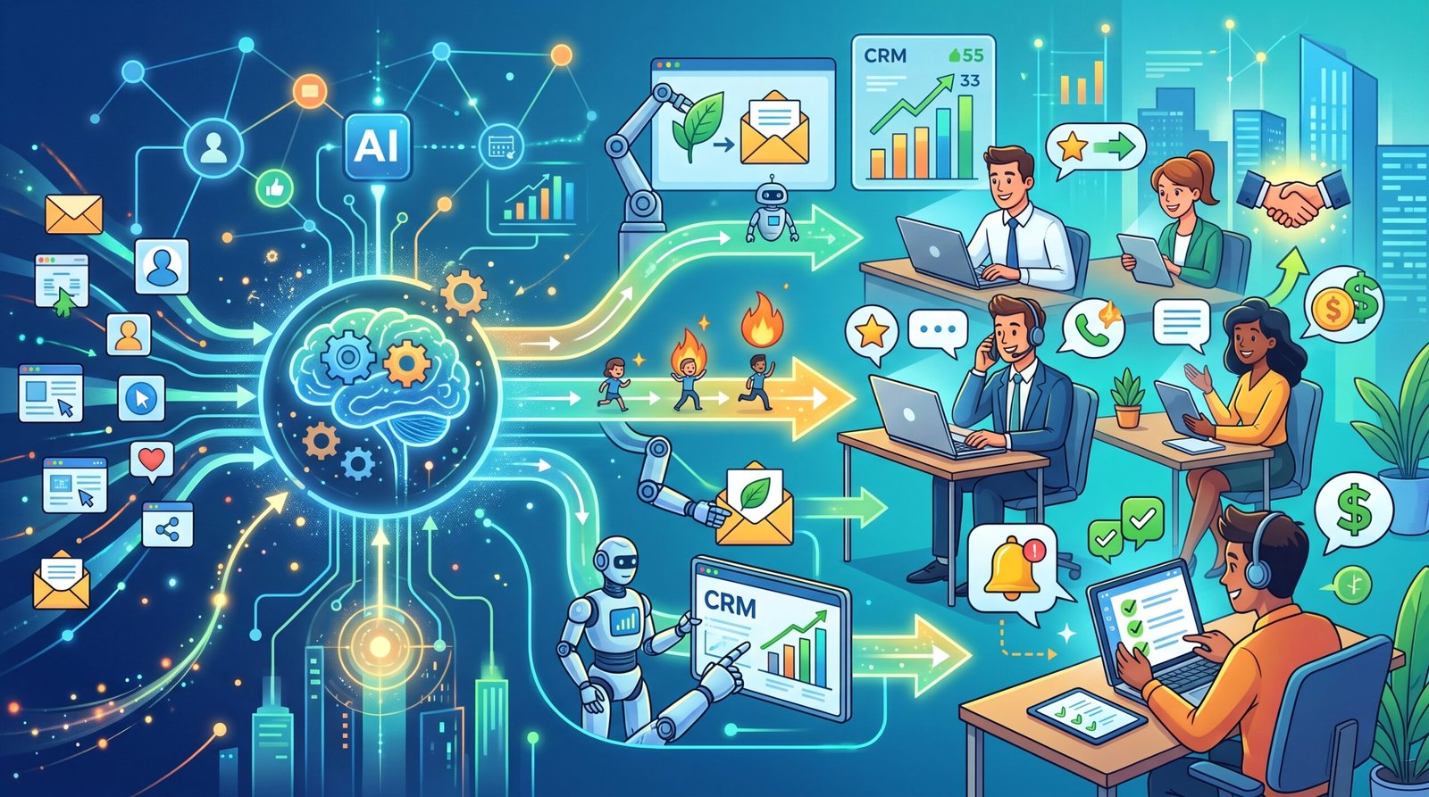 How AI CRM Automation Delivers Actionable Sales Workflows